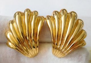 Vintage Givenchy Clip - On Earrings