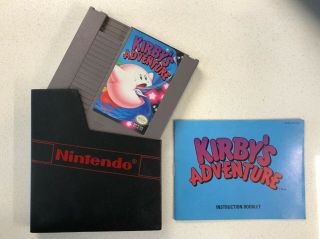 Kirbys Adventure - Vintage Nes Nintendo Game