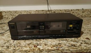 Vintage Technics Dual Cassette Player Recorder Deck Rs - T16