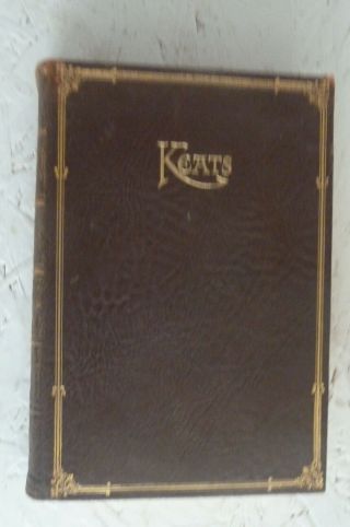 Vintage Book The Poems Of John Keats H/b Poetry