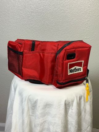 Marlboro Gear Utility Fanny Pack Pouch Red Camping Hiking Bag Vintage.  B1