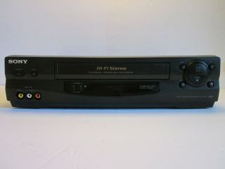 Sony Slv - N55 4 - Head Hi - Fi Stereo Vcr Vhs Cassette Player