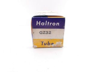 1 X Gz32 Haltron British Tube.  Balanced Systems.  1960´s Nos/nib 2nd C12 En - Air