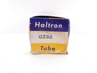 1 X Gz32 Haltron British Tube.  Balanced Systems.  1960´s Nos/nib Tube C12 En - Air