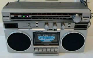 Htf Soundesign 4633 Boombox Portable Radio Cassette Tape Player Recorder