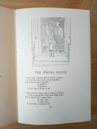 1927 EDITION WHEN WE WERE VERY YOUNG A A MILNE.  WINNIE THE POOH 1ST / 16TH FIRST 6
