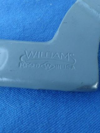 Vintage Williams 474 Adjustable Hook Spanner Wrench 2 to 4 3/4 