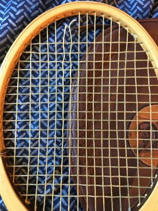 Vtg SNAUWAERT Brian Gottfried L 3 Racket w/ Cover Grip Size 4 1/2 