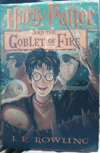 Goblet Of Fire First Edition Signed Professor Mcgonagall " Maggie Smith "
