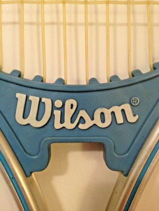 Vintage Chris Evert Wilson RALLY Aluminum Tennis Racket either 4 1/4 or 4 3/8 3