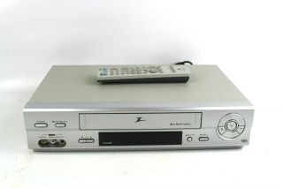 Zenith Vcr Vhs Cassette Player Model Vcs442 With Remote