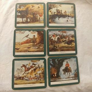 Set Of 6 Vintage Norman Thelwell Cartoon Petite Placemats -