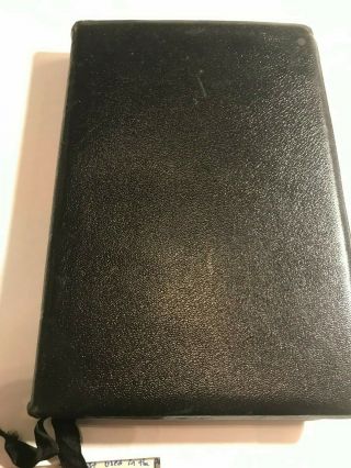 Cambridge Concord Kjv Bible,  1970s,  Morocco,  Goatskin Leather Lined
