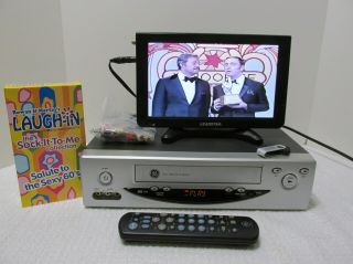 Ge Vg4270 Vhs Vcr 4 Head Hi - Fi With Remote,  Cables