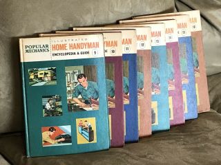 VINTAGE 1961 POPULAR MECHANICS HOME HANDYMAN ENCYCLOPEDIAS 16 VOLUMES 3