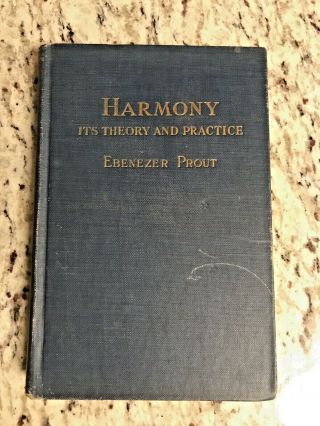 Circa 1900 Antique Music Book " Harmony: It 