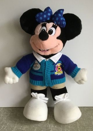 Vintage Minnie Mouse Disney Store Cast Member 13 " Plush 1990 