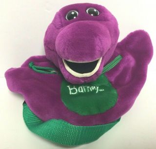 Barney & Friends Plush Kids Fanny Pack Vintage 1993 Lyons Purple Dinosaur Child