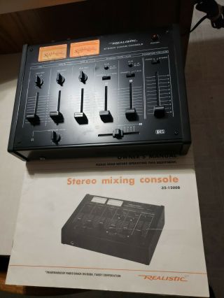 Realistic Stereo Mixing Console 32 - 1200b &