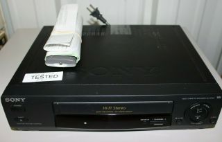 Sony Video Cassette Recorder/player Slv - 678hf Four Head Hifi Stereo -