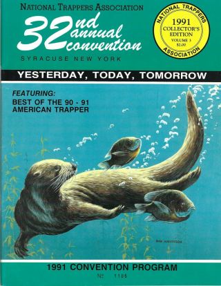 National Trappers Association 1991 Convention Program Trapping Traps