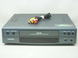 Goldstar Gvr - C235 Vcr Vhs Player/recorder Great
