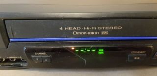 Panasonic 4 Head Hi - Fi Stereo OmniVision VCR VHS PV - V4521 Recorder READ DESCRIPT 2