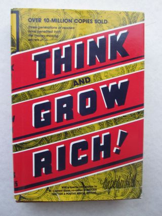 Think And Grow Rich By Napoleon Hill 1963 Hcdj Facsimile Of The First Edition