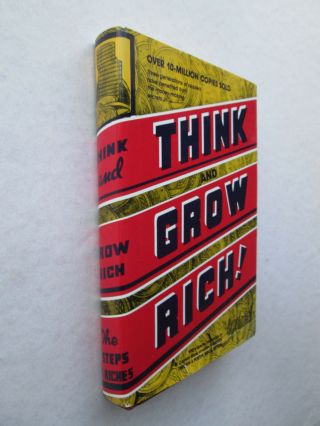 THINK AND GROW RICH by Napoleon Hill 1963 HCDJ Facsimile of the First Edition 2