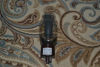 Rca Jan Crc 5r4 Gy Vacuum Tube Hanging Filament Brown Base Tests Strong
