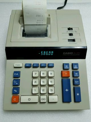 Vintage Casio Dl - 220 Printing Calculator