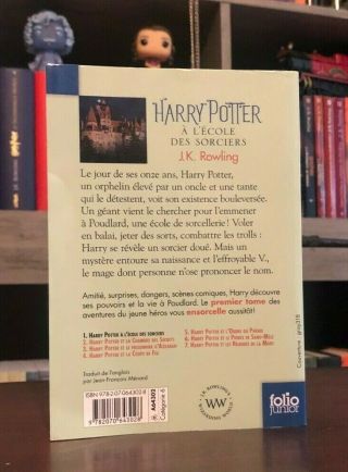 French Translation Harry Potter and the Philosopher ' s Stone,  JK Rowling 2