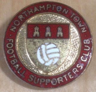 Vintage Northampton Town F.  C.  Football Badge