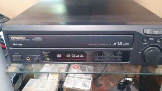 Panasonic Ag - Ld20 Audio System Multi Laser Disc Player / With Three Movies