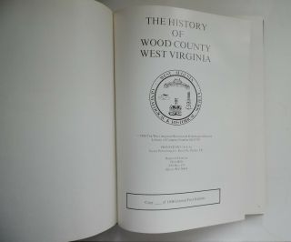 1980 BOOK - HISTORY OF WOOD COUNTY WEST VIRGINIA - PARKERSBURG 3