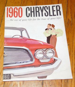 Vintage 1960 Chrysler Dealer Advertising Brochure