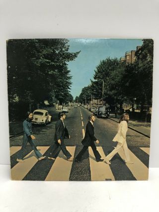 Vintage Beatles Abbey Rd Vinyl Record Lp