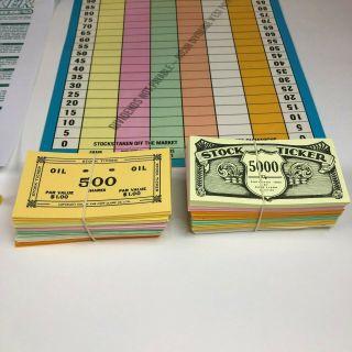 Stock Ticker Board Game 100 Complete Vintage Copp Clark 3