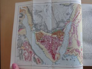 Sinai & Palestine History 1877 Col Maps & Plans By Penrhyn Stanley Egypt Judea
