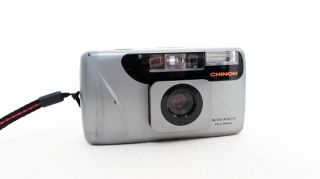Vintage Chinon Mc 340 Pocket 35mm Film Point And Shoot Camera Lomo Retro