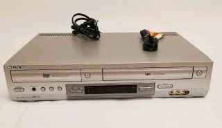 Sony Vhs Dvd Player Combo Model Slv - D300p Hi - Fi Stereo Vhs Recorder