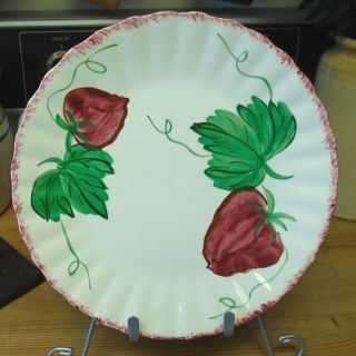 Vintage Blue Ridge Southern Pottery Hand Painted Luncheon Plate In Berryville