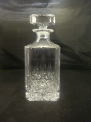 Glass Vintage Decanter Standing 22.  5 Cm Tall Solid Piece