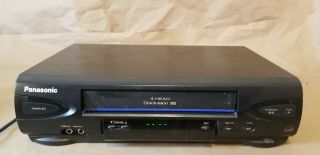 Panasonic Pv - V4022 - A 4 Head Omnivision Vhs Vcr Player - Parts Only - No Remote