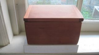 Vtg.  Handcrafted Wooden Box