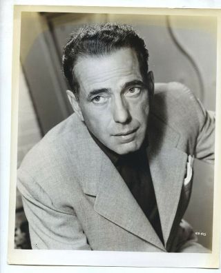 T404 Vintage Warner Bros Hollywood Movie Actor Photo Humphrey Bogart Casablanca