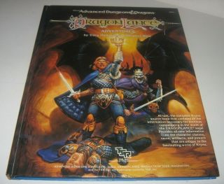 Vintage 1987 Advanced Dungeons & Dragons Dragon Lance Adventures Hard
