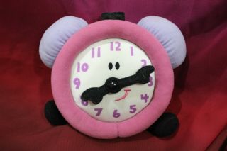 Vintage Eden Blues Clues Tickety Tock Clock Plush Htf Soft Toy