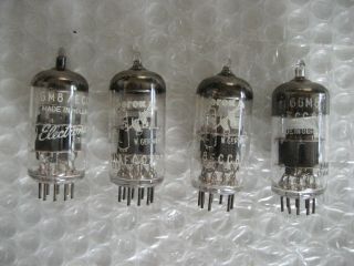 7 x NOS ECC86 6GM8 Amperex & Siemens Low Voltage Twin Triodes 2