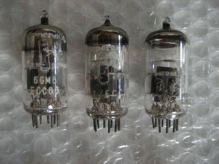 7 x NOS ECC86 6GM8 Amperex & Siemens Low Voltage Twin Triodes 3